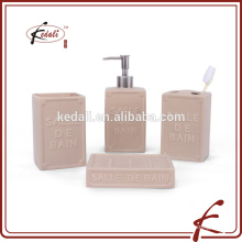 European embossed ceramic bath accessories